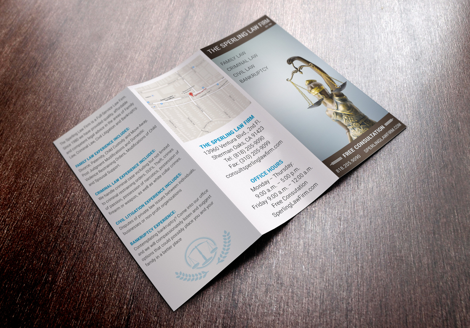 Sperling Law Firm - Brochure Design
