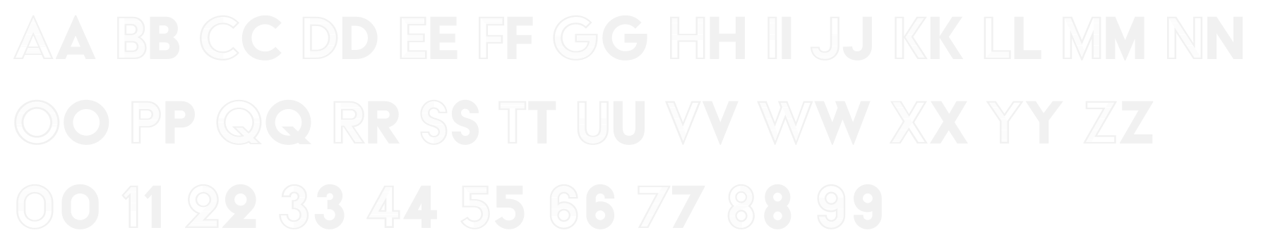 Acier BAT - Typeface
