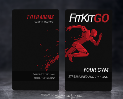 FitKit Go - Business Card Design
