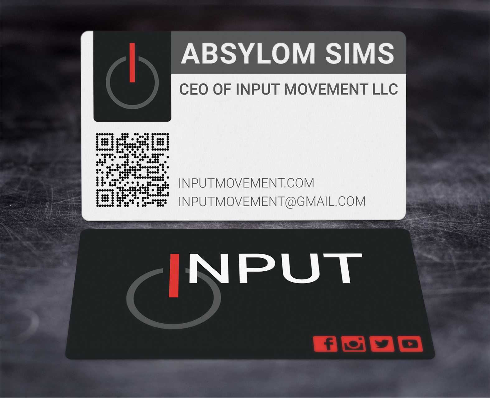 Input - Business Card Design
