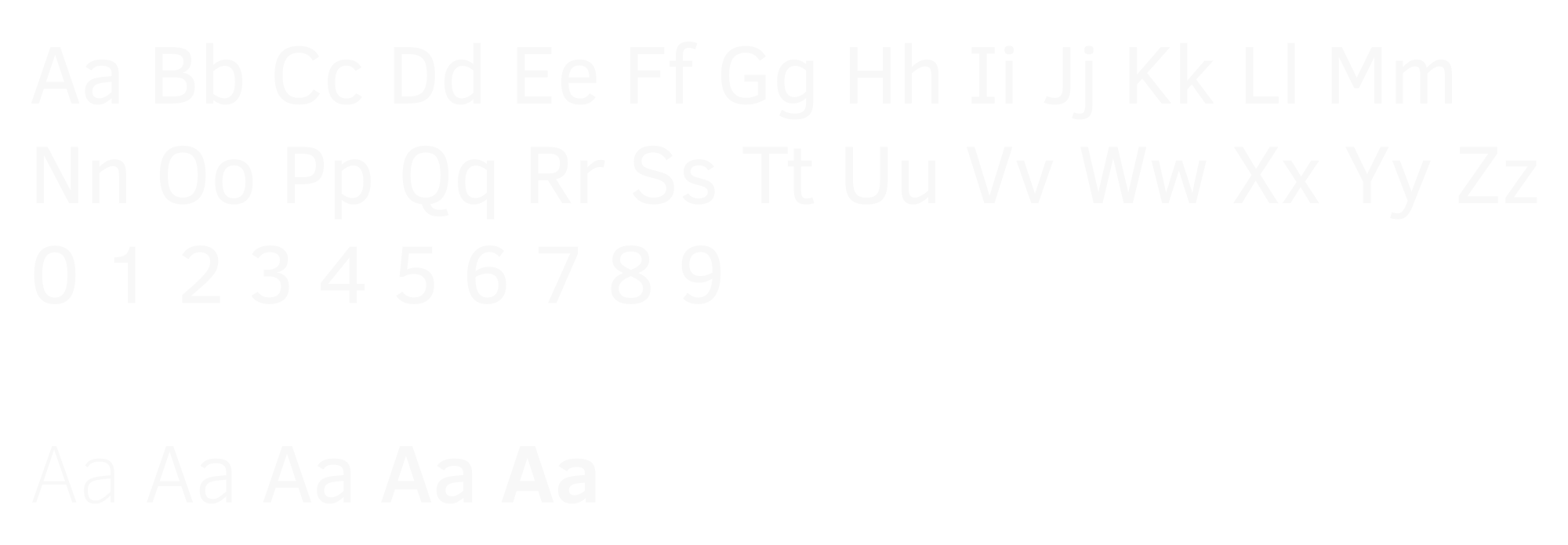 Clear Sans Typeface