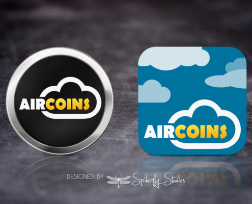 AirCoins - Launcher Icon Design