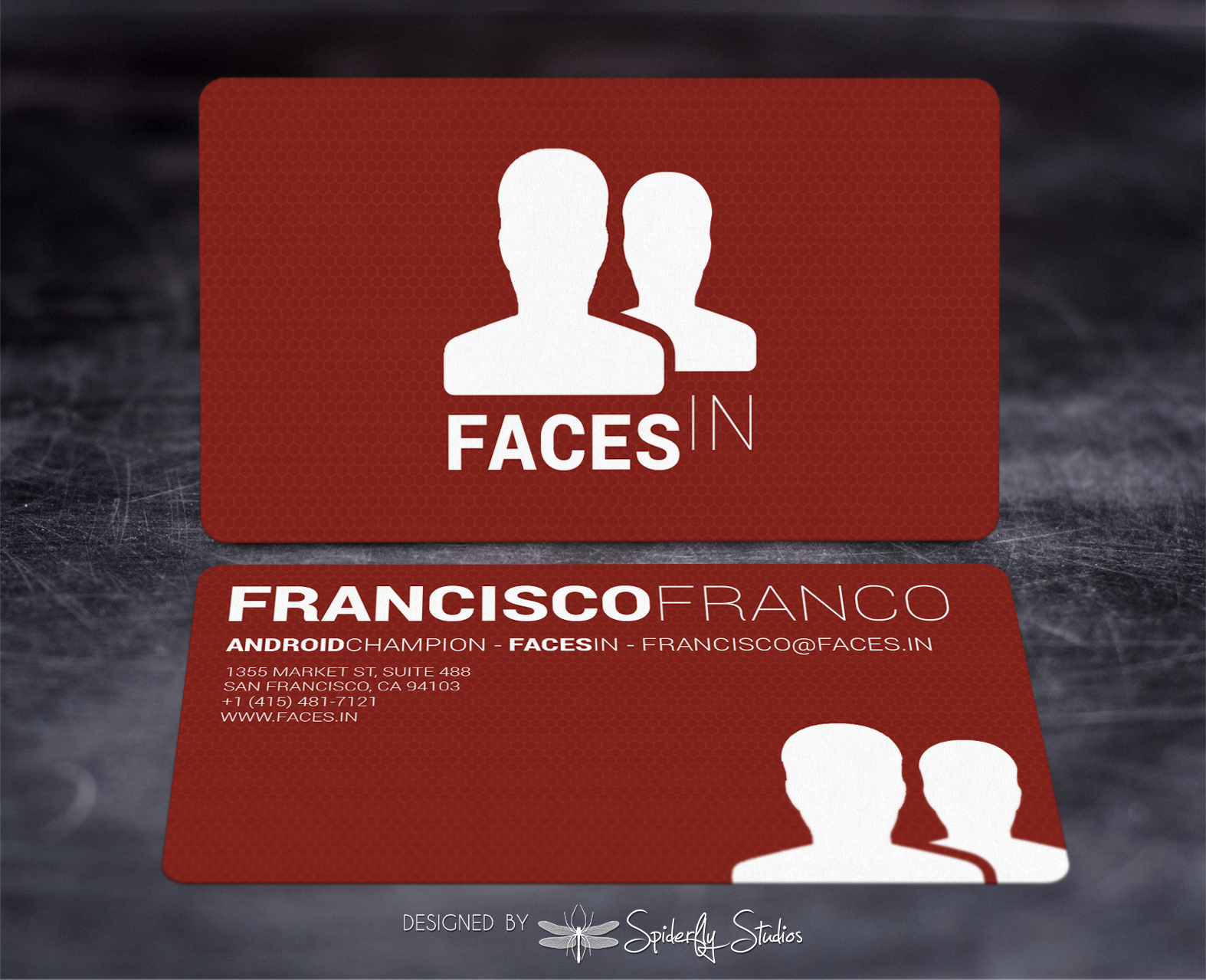 Faces In - Business Card Design