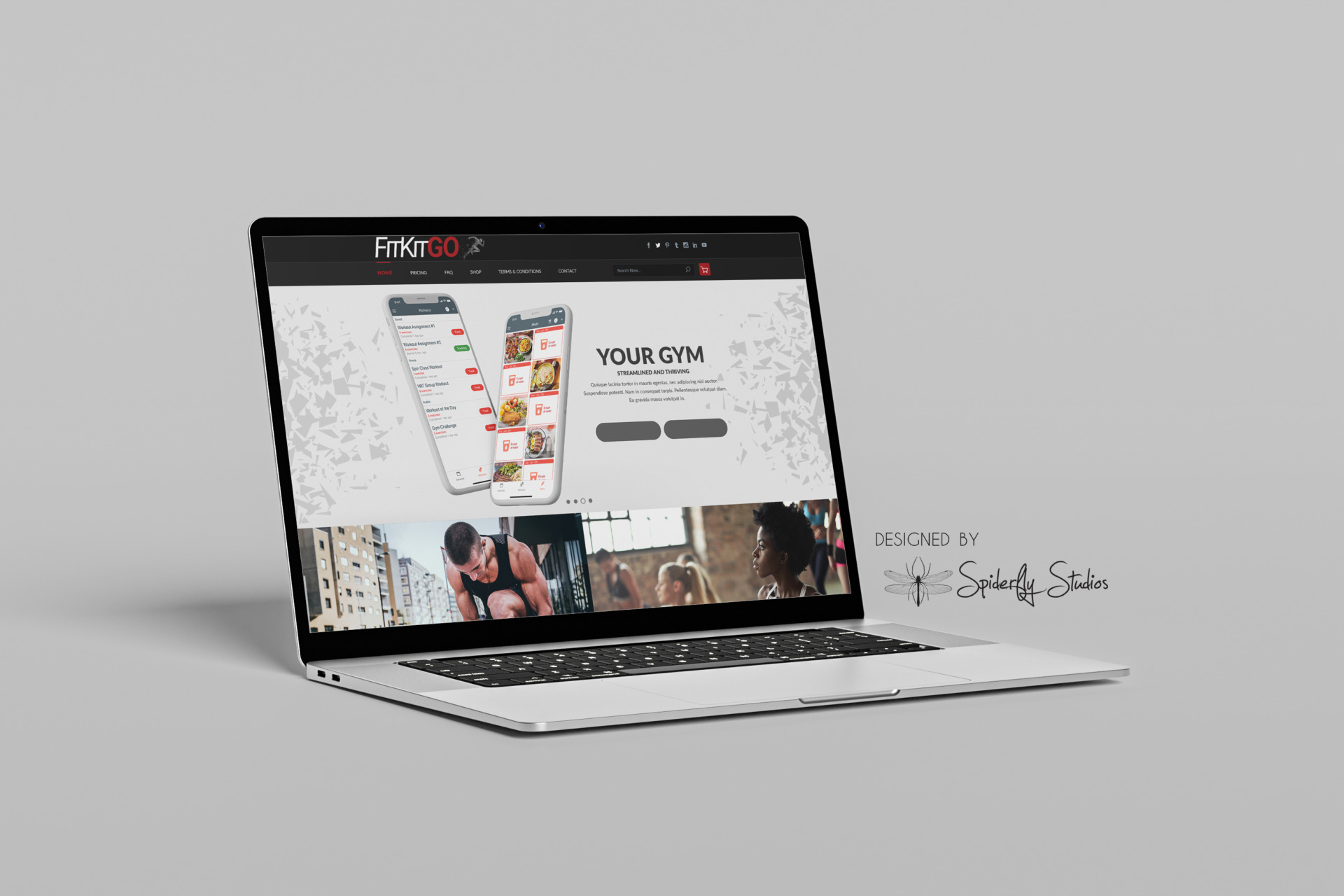 FitKit Go - Website Design