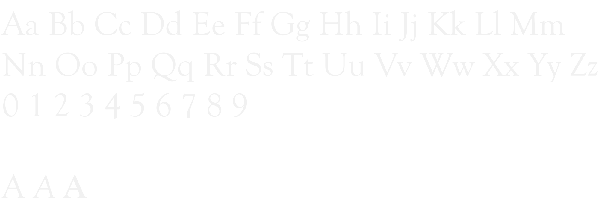 Goudy Old Style Typeface