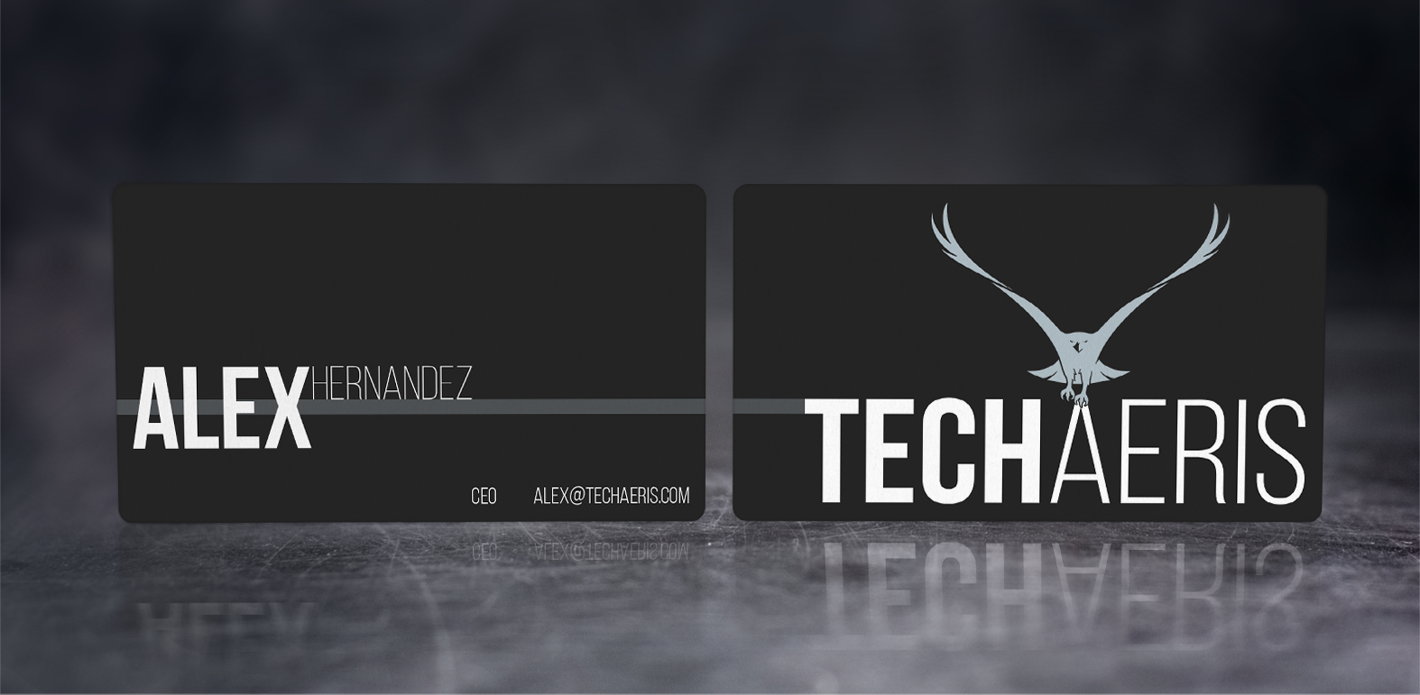 TechAeris - Business Card Design