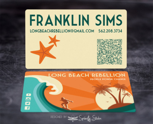 Long Beach Rebellion - Business Card Design