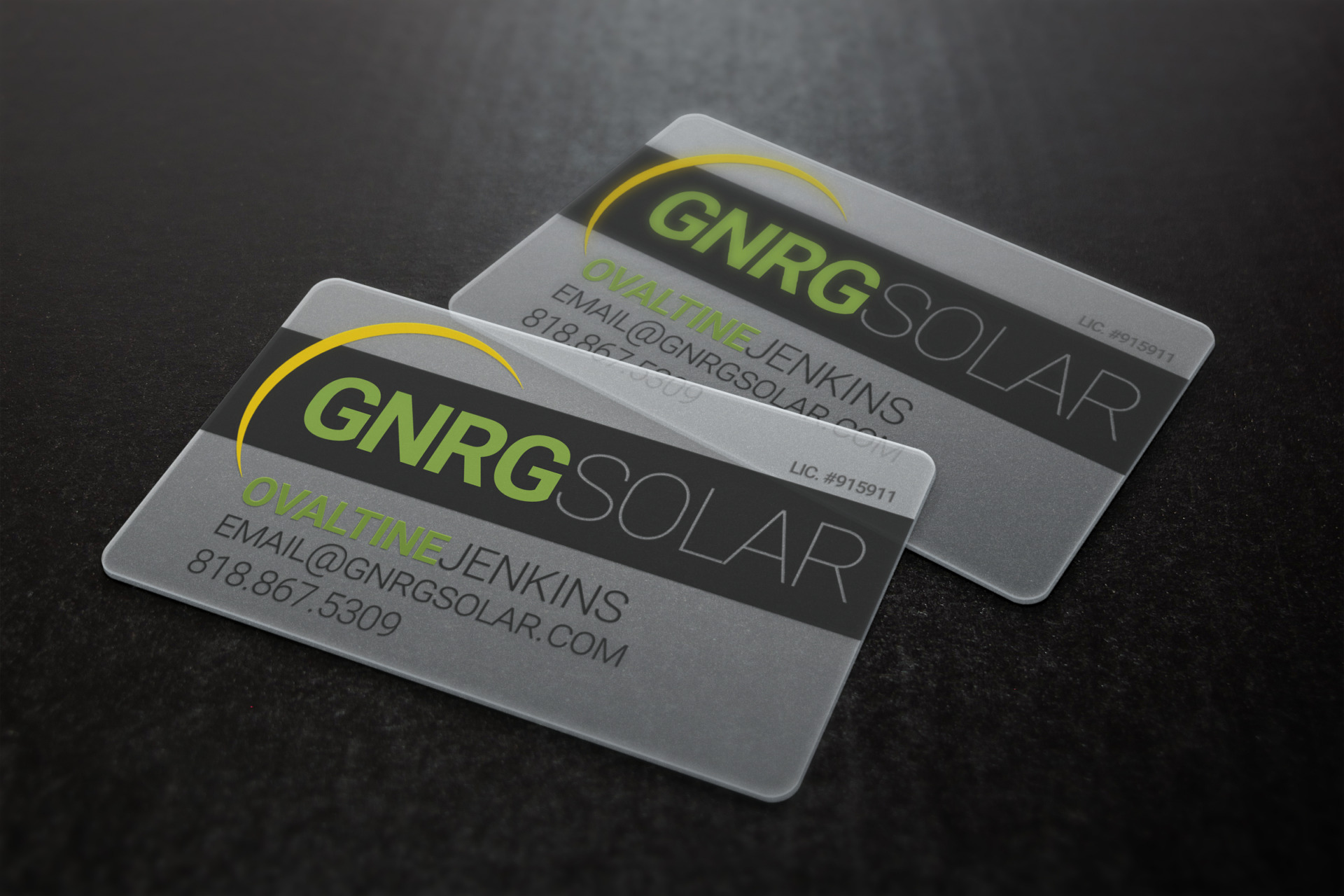 GNRG Solar - Business Card Design