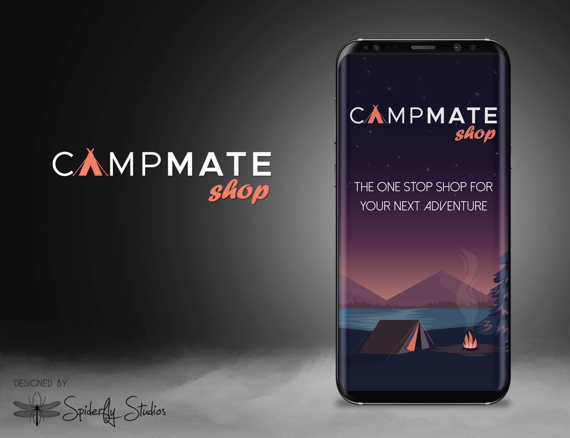 CampMate - Splash Screen Design