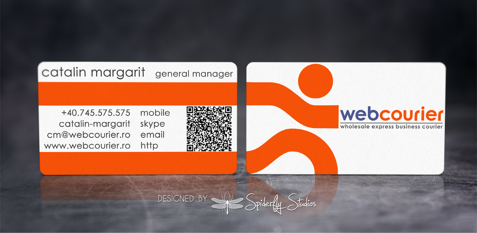 Web Courier - Business Card Design